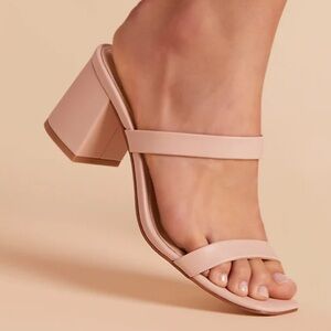 Birdy grey block heels